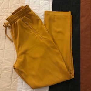 Forever 21 Straight Leg Paper Bag Pants
